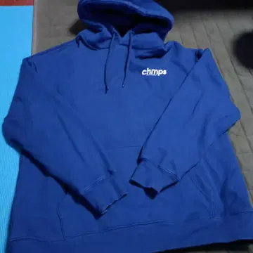 chmps 블루 후드티 M 사이즈