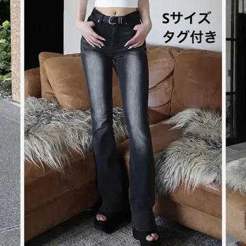 미사용 새상품 택 포함 Darich 블라스트 플레어 데님 팬츠 데님 팬츠