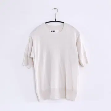 MHL. 반팔 니트 아이보리