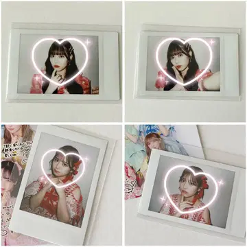 FRUITS ZIPPER 츠키아시 아메 폴라로이드 4장 세트