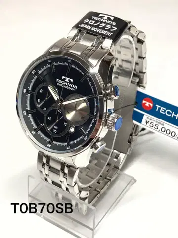 테크노스 T0B70SB 크로노그래프 블랙
