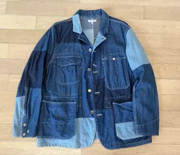 로거 재킷 워싱 8oz 데님 19ss S 사이즈
