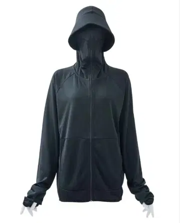 택 포함 새상품 워크맨 쿨 UV 선쉐이드 후드티 EX LL 블랙