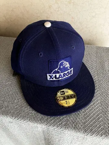 X-LARGE 59FIFTY 캡 네이비 7 3/8
