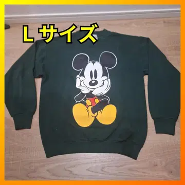 파랑 빵 미키 맨투맨 디즈니 앉아있는 미키 90s Mic e1q9