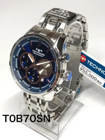 테크노스 T0B70SN 크로노그래프 다크 블루