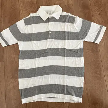 JOHN SMEDLEY 스트라이프 폴로 셔츠 사이즈 L