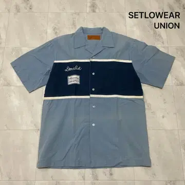 SETLOWEAR UNION 워크 셔츠 반팔 아메카지 체인 스티치