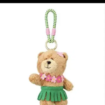 한국 스벅 Aloha Bearista Keychain 2025