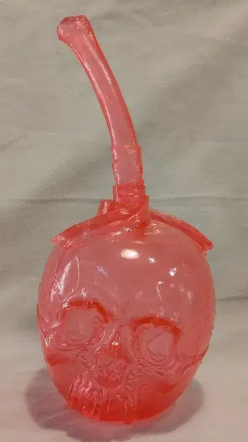 MEDICOM TOY PUSHEAD SOUR 클리어 레드 성형/미페인팅