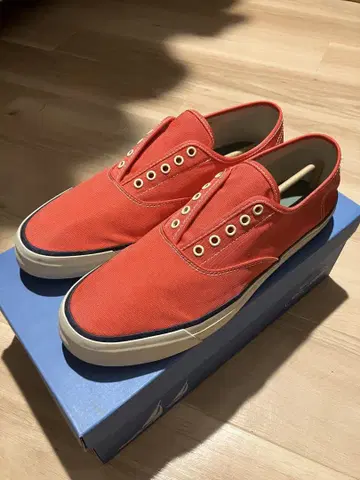 빔즈+ TOP-SIDER 오렌지 슬립온 29cm