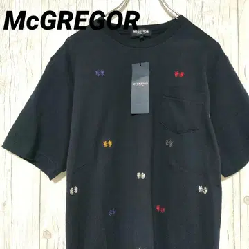 맥레거 McGREGOR 티셔츠 미사용 새상품 자수 로고 L 네이비