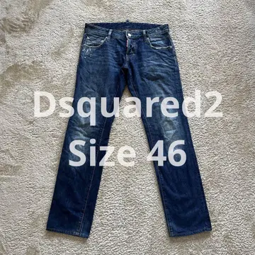 Dsquared2 디스퀘어드 페인트 가공 데님 팬츠 사이즈 46