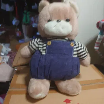 레트로 곰 봉제 인형