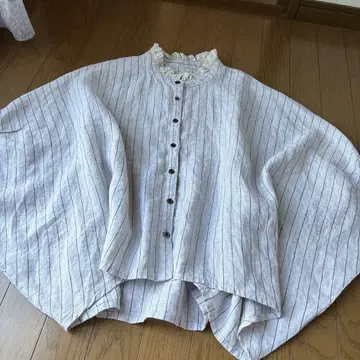 HIYORI 린넨 셔츠 블라우스