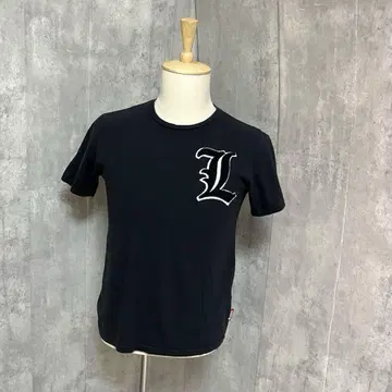 LUXE/R 러그 사가라 자수 입구 반팔 티셔츠 유니섹스 패션