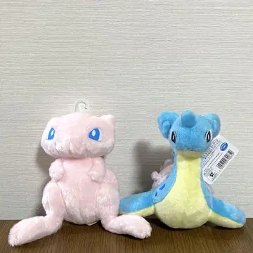 새상품 포켓몬 겟 봉제 인형 뮤츠와 라프라스