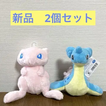 새상품 포켓몬 겟 봉제 인형 뮤츠와 라프라스