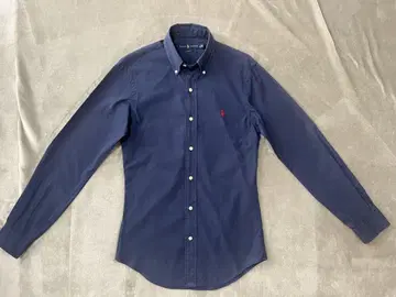 Ralph Lauren 네이비 슬림 핏 셔츠 XS