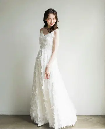 페더 드레스 / 화이트