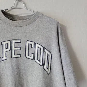 ONEITA 그레이 CAPE COD 오버 사이즈 티셔츠