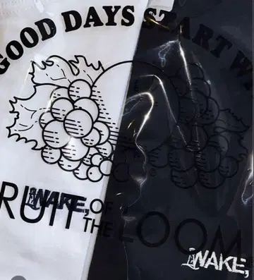 희귀 L 사이즈 WAKE SAPPORO 2P TEE