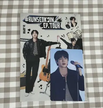 BTS 진 라이브 뷰잉 혜택 엽서 포토 카드