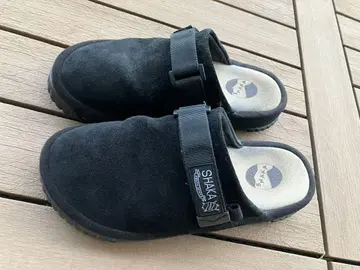 샤카 SHAKA 샌들 스내그 크로그 스웨이드 블랙 26cm