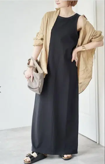 Spick and Span 천축 아메스리 롱 원피스 38