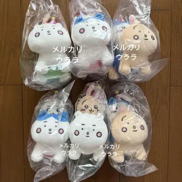 치이카와 랜드 피포포 봉제 인형 치이카와 하치와레 토끼 2세트