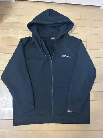 디키즈 블랙 집업 후드티 XL