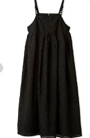 미사용 새상품 emmi atelier 자카드 워크 원피스 블랙