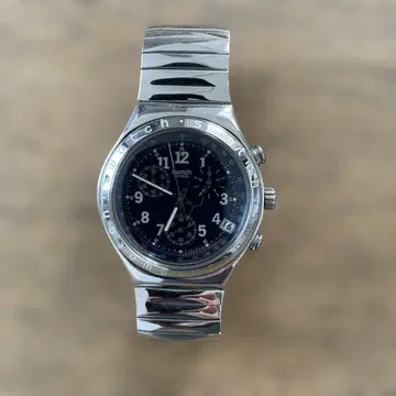 swatch IRONY 크로노그래프 데이트 남성용 손목시계