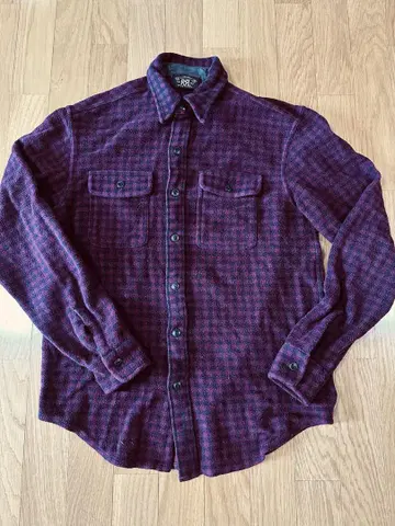 Ralph Lauren 빨간색 체크 플란넬 셔츠 M