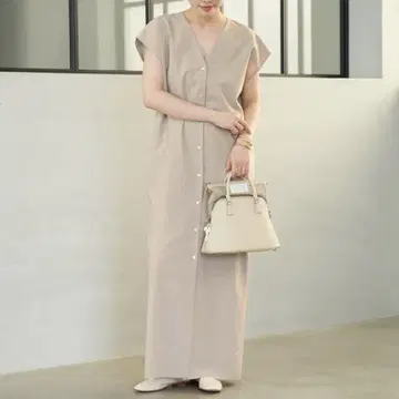새상품 Plage 플라주 Worsted 원피스 베이지 36