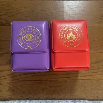 포켓몬 카드 게임 케이스 보라색 핑크 2개 세트