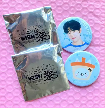 NCT Wish WISH 축제 유우시 캔뱃지 세트
