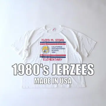 80s JERZEES 티셔츠 미국제 빈티지 칼리지 [G0208