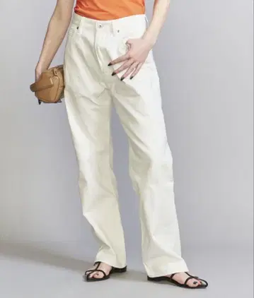 BEAUTY & YOUTH UNITED ARROWS 화이트 데님 팬츠