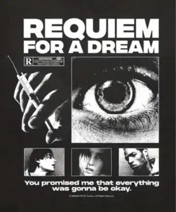 Requiem for a Dream 레퀴엠 포 드림 영화 티셔츠
