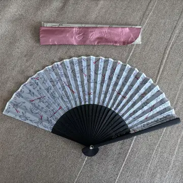 에바야 부채 그림 두루마리 스타일
