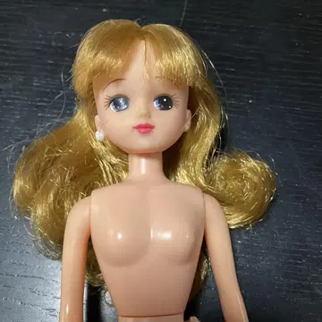 리카짱 인형 본체 금발 헤어