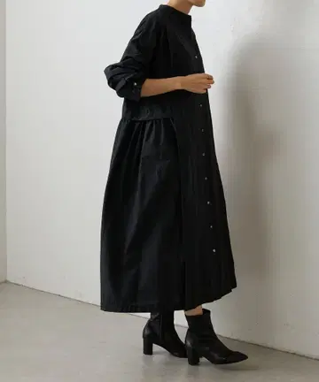 BEARDSLEY 허리 개더 셔츠 원피스 새상품급