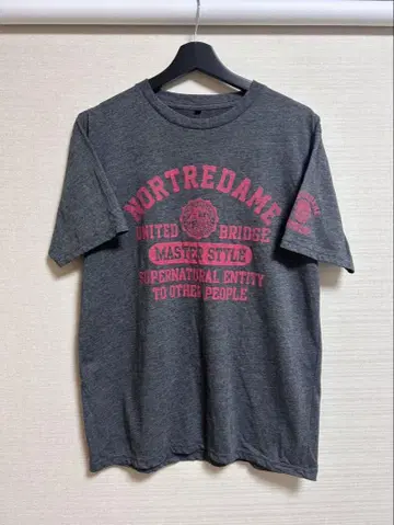 NORTREDAME 프린트 티셔츠 그레이