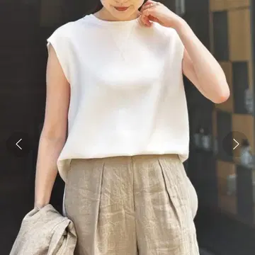 Whim Gazette 윔 가젯 V가젯 슬리브리스 풀오버