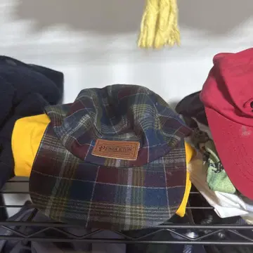 Pendleton 체크 무늬 캡 프리 사이즈 구제 의류