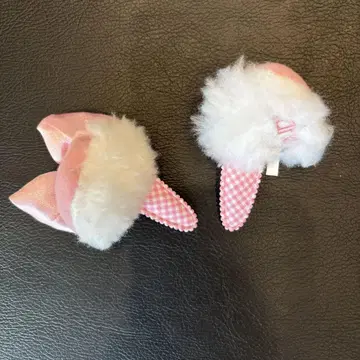 도쿄 디즈니 리조트 마리 고양이 귀 헤어 클립 패치
