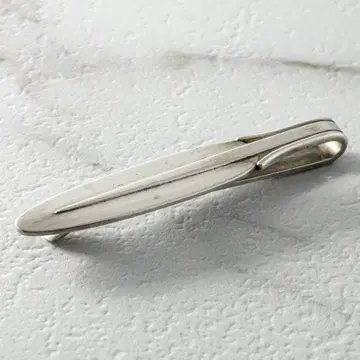 GEORG JENSEN 63 넥타이핀 페더 실버 홀마크