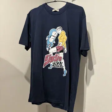 죠죠에몬 도라에몽 죠죠의 기묘한 모험 패러디 티셔츠 L 사이즈