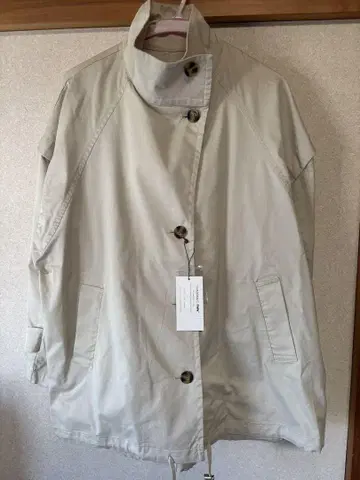 차오패닉 티피 소매 탈부착 트렌치 미들 기장 코트